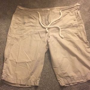 Loft Bermuda shorts with tie waist